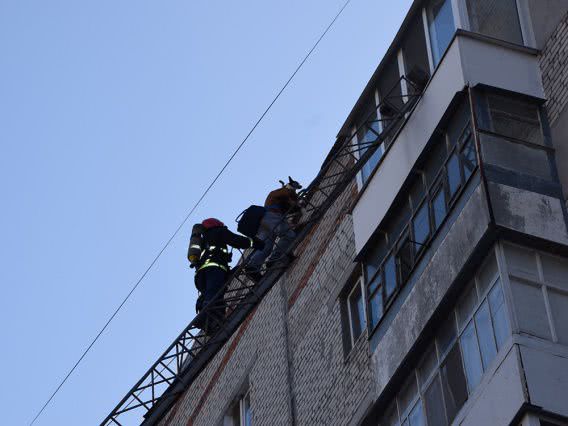 В девятиэтажке на улице Олега Ольжича, пострадавшей от пожара, уже подключают свет