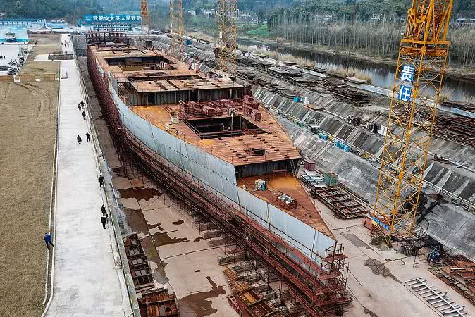 В Китае продолжается строительство копии «Титаника» на сумму 161,4 млн долларов США