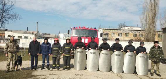 В колониях Николаевской области отрабатывали подавление бунтов и эвакуацию заключенных