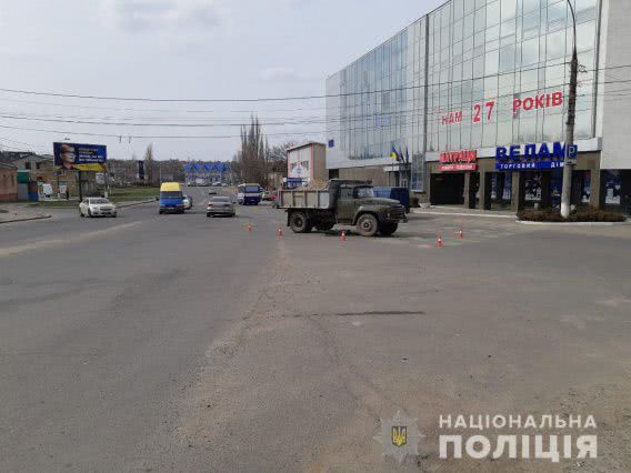 В Николаеве грузовик сбил велосипедиста, а «Мазда» - пешехода