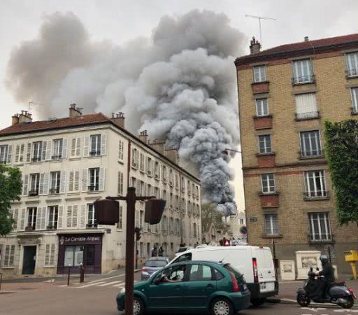 В Париже опять пожар: горит Версаль (видео)