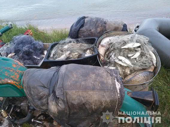 Под Николаевом браконьер наловил в Южном Буге рыбы на 40 тысяч гривен