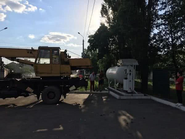 В Николаеве ликвидировали незаконную АЗС