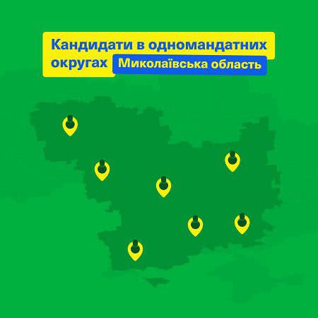 Стал известен список мажоритарщиков по Николаевской области от партии «Слуга народа»