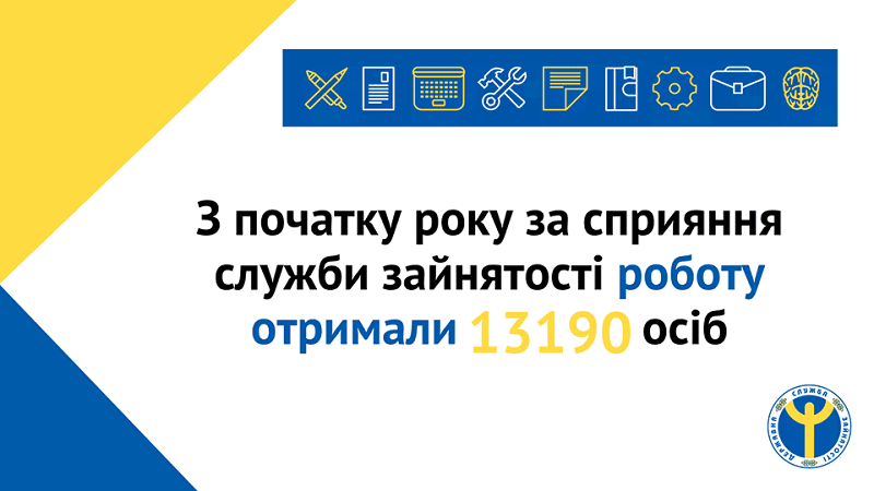 На Николаевщине за полгода более 13 тысяч человек нашли работу