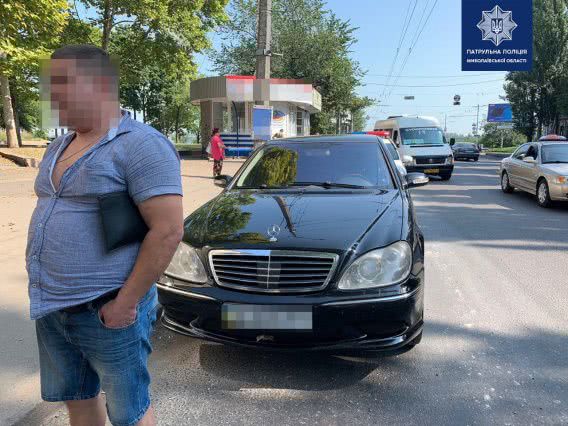 В Николаеве задержали Mercedes-Benz, угнанный в Кропивницком