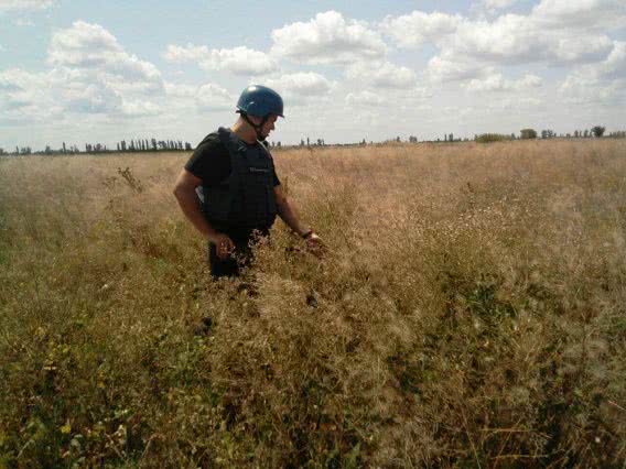 В Николаевской области пиротехники уничтожили десять артиллерийских снарядов