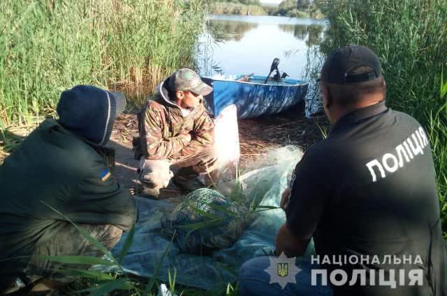 15 кг рыбы и три сети изъяли полицейские у браконьеров в Николаевском районе