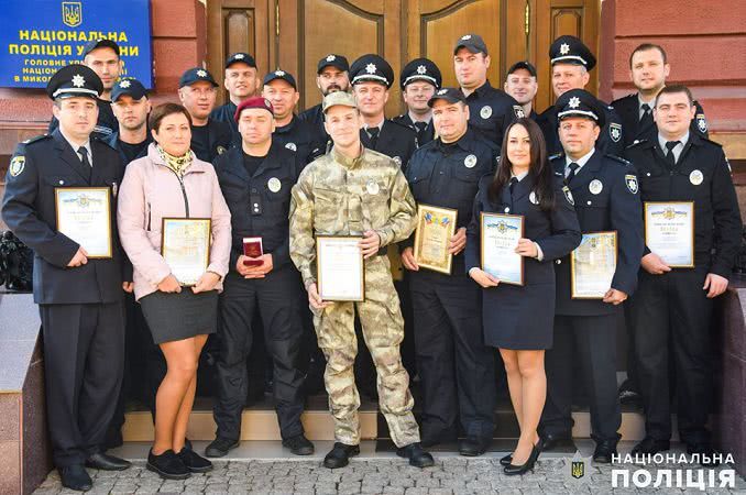 В Николаеве наградили лучших полицейских