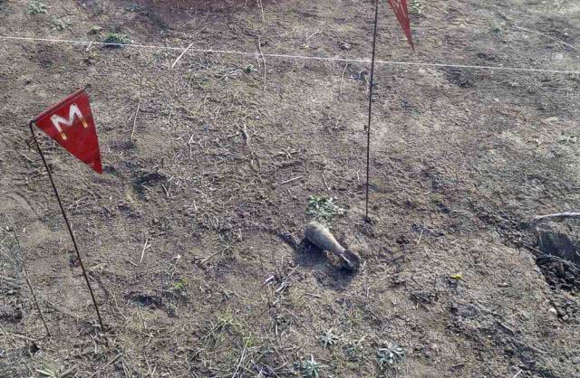 Николаевские пиротехники уничтожили минометную мину, найденную на территории частного предприятия
