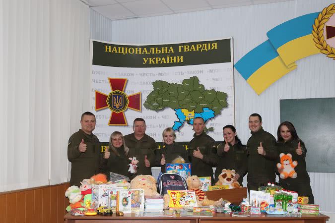 Дети Донецкой и Луганской областей получат подарки от николаевских гвардейцев