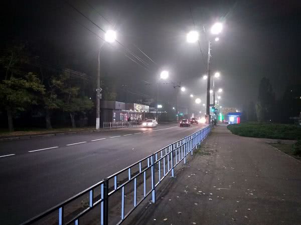 В Николаеве появилось светодиодное уличное освещение