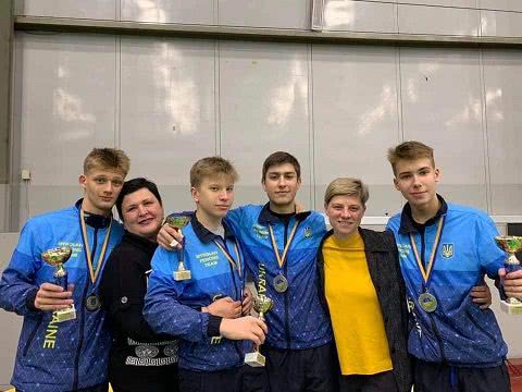 Николаевские спортсмены стали призерами Чемпионата Украины по фехтованию среди кадетов