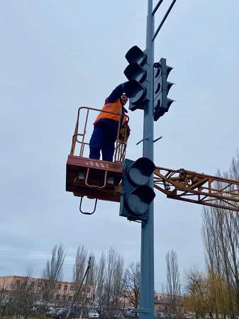 В Миколаєві встановили черговий світлофор