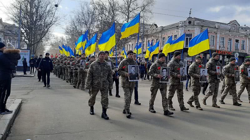 В Николаеве проходит торжественное и трогательное шествие, посвященное 31-ой годовщине вывода войск из Афганистана