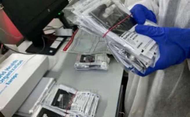 В Южноукраинскую больницу привезли 150 китайских экспресс тестов на коронавирус
