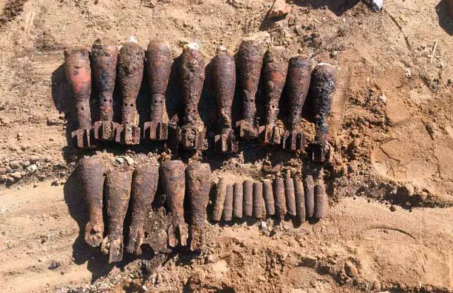 В Вознесенске во время разборки фундамента старого дома мужчина обнаружил 26 мин и снарядов