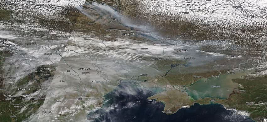 На ухудшение видимости в Николаевской области не повлияли пожары и пылевые бури —