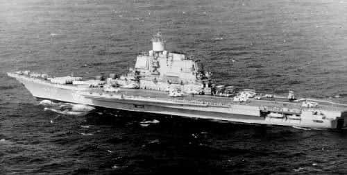 В Николаеве 1 апреля 1982 года был спущен на воду тяжёлый авианесущий крейсер «Баку»