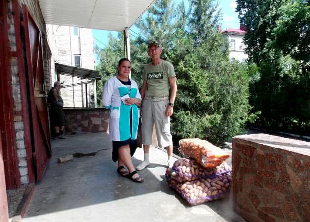 Продукты питания завезли в Николаевский областной госпиталь