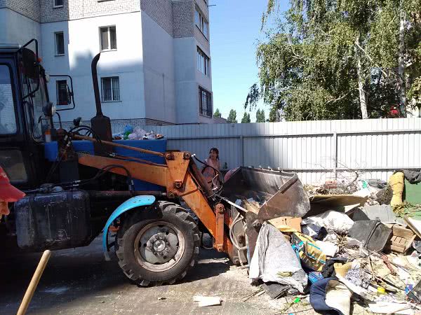 В Николаеве ликвидировали свалку на проспекте Героев Украины