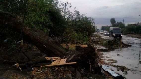 Ураган в Николаевской области сорвал крыши с трех школ, детсада, жилых домов