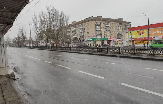 В Первомайске уже снег, а в Николаеве его иллюзия