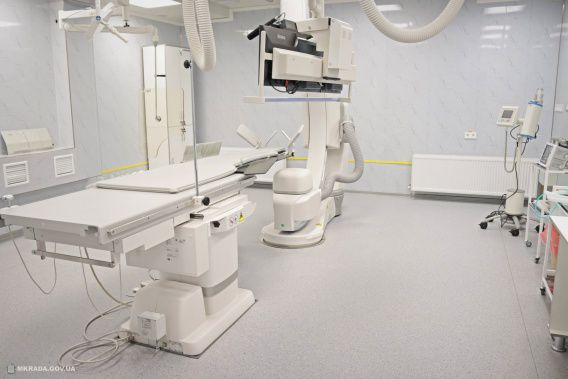 В Николаевскую горбольницу №1 установили оборудование для спасения пациентов с острым инфарктом и сосудистыми патологиями