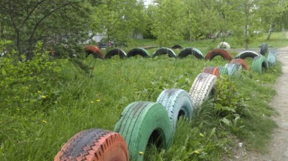 В городе Николаеве со дворов и улиц уберут старые шины