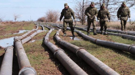 В России заявили о снятии водной блокады Крыма