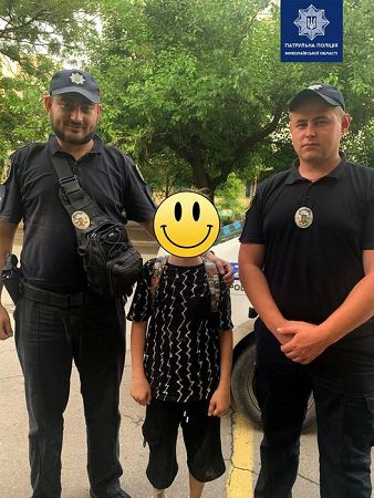 Пропавшего в Николаеве мальчишку нашли патрульные полицейские