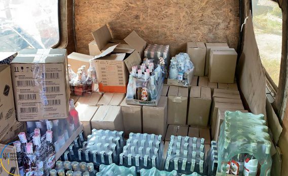 В автогаражном кооперативе в Николаеве изъяли алкоголя на 400 тысяч гривен