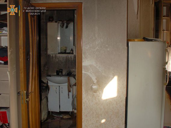 В Николаеве устроили поджог квартиры в девятиэтажном доме