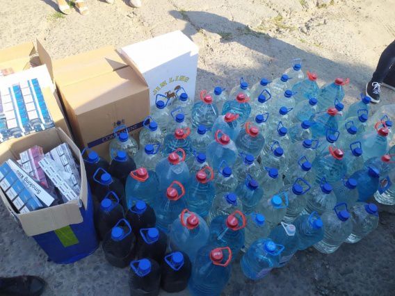 В гаражах на окраине Николаева изъяли поддельного алкоголя и сигарет на миллион гривен
