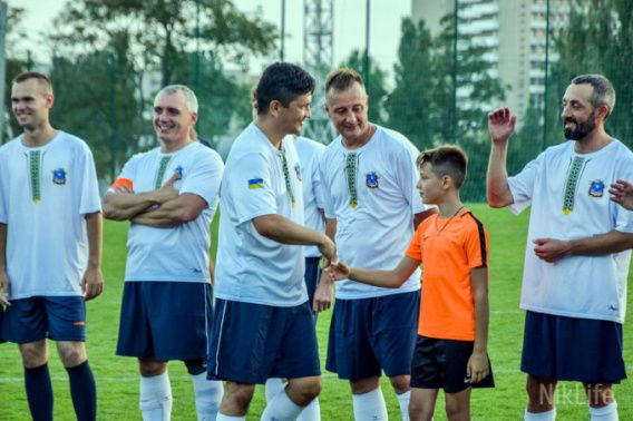 В городе Николаеве провели благотворительный футбольный матч
