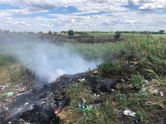 За сутки в Николаевской области произошли 15 пожаров на открытой местности
