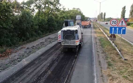 В Николаеве начался капитальный ремонт дороги от Терновского кольца до поворота на объездную