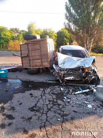 В Николаевской области разбился насмерть водитель «мерседеса», двухлетний ребенок в больнице
