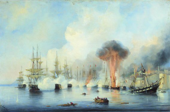 Николаевские парусники и британские пароходофрегаты против эскадры Осман-паши