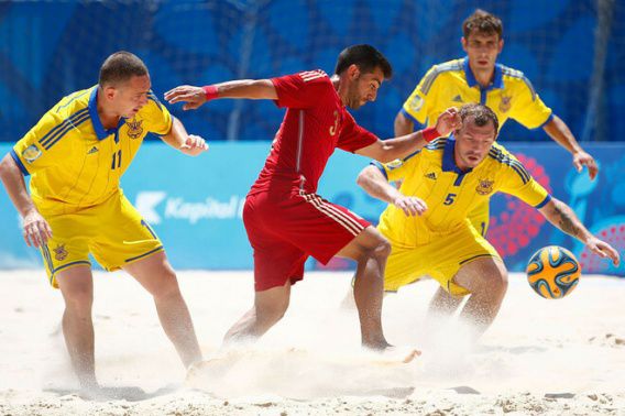 Сборная Украины по пляжному футболу стала седьмой в Суперфинале Евролиги