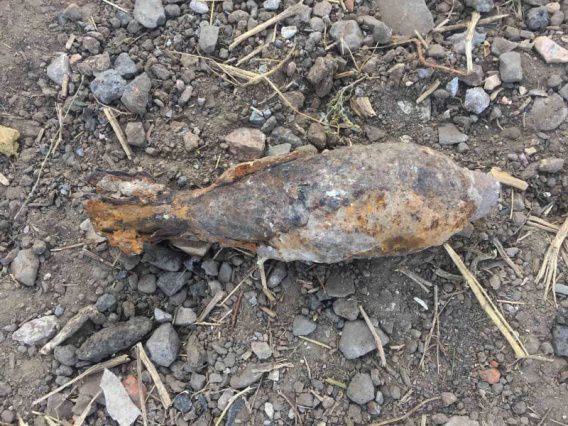 В городе Николаеве нашли минометную мину