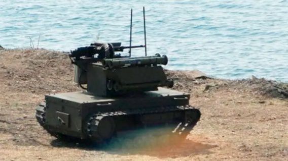 Армия России отрабатывает действия ударных боевых роботов на учениях "Запад-2021"