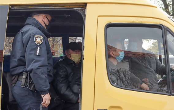 В Николаеве проверили, как в общественном транспорте соблюдаются карантинные требования