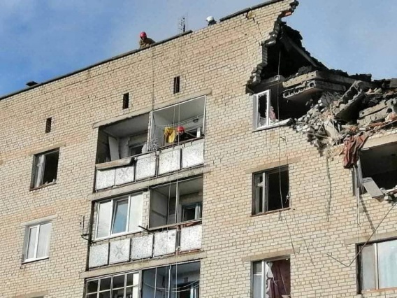 В Николаевской области взорван пятиэтажный дом