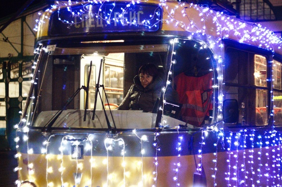 На Святого Николая в городе Николаеве на линию отправится новогодний трамвай