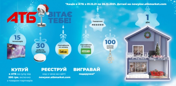 Новогоднее чудо от «АТБ»: чек на 200 гривен может превратиться почти в 2 миллиона!