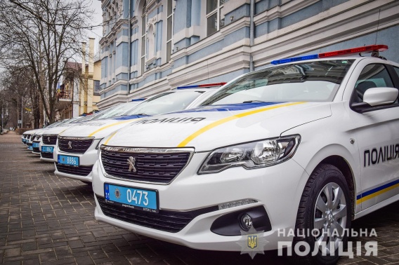 8 новых автомобилей получили пять подразделений николаевской полиции