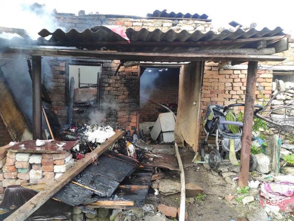 Вчера в Николаевской области сгорела летняя кухня