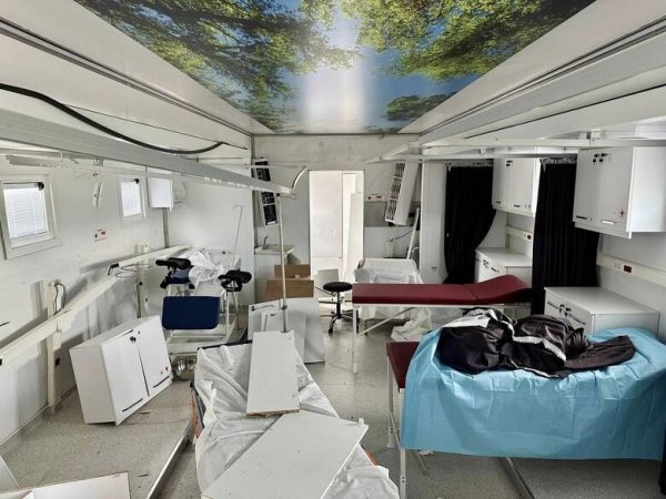 В Николаевской области оккупанты повредили мобильный госпиталь Красного Креста