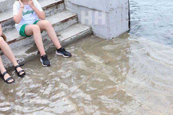 В Николаеве уровень поднятия воды составляет ровно 1 метр